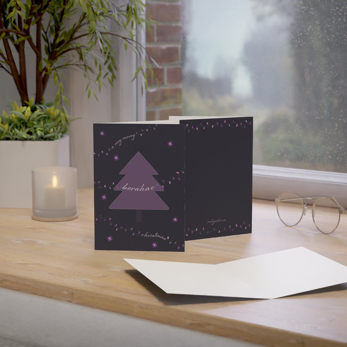 Borahae Christmas Card