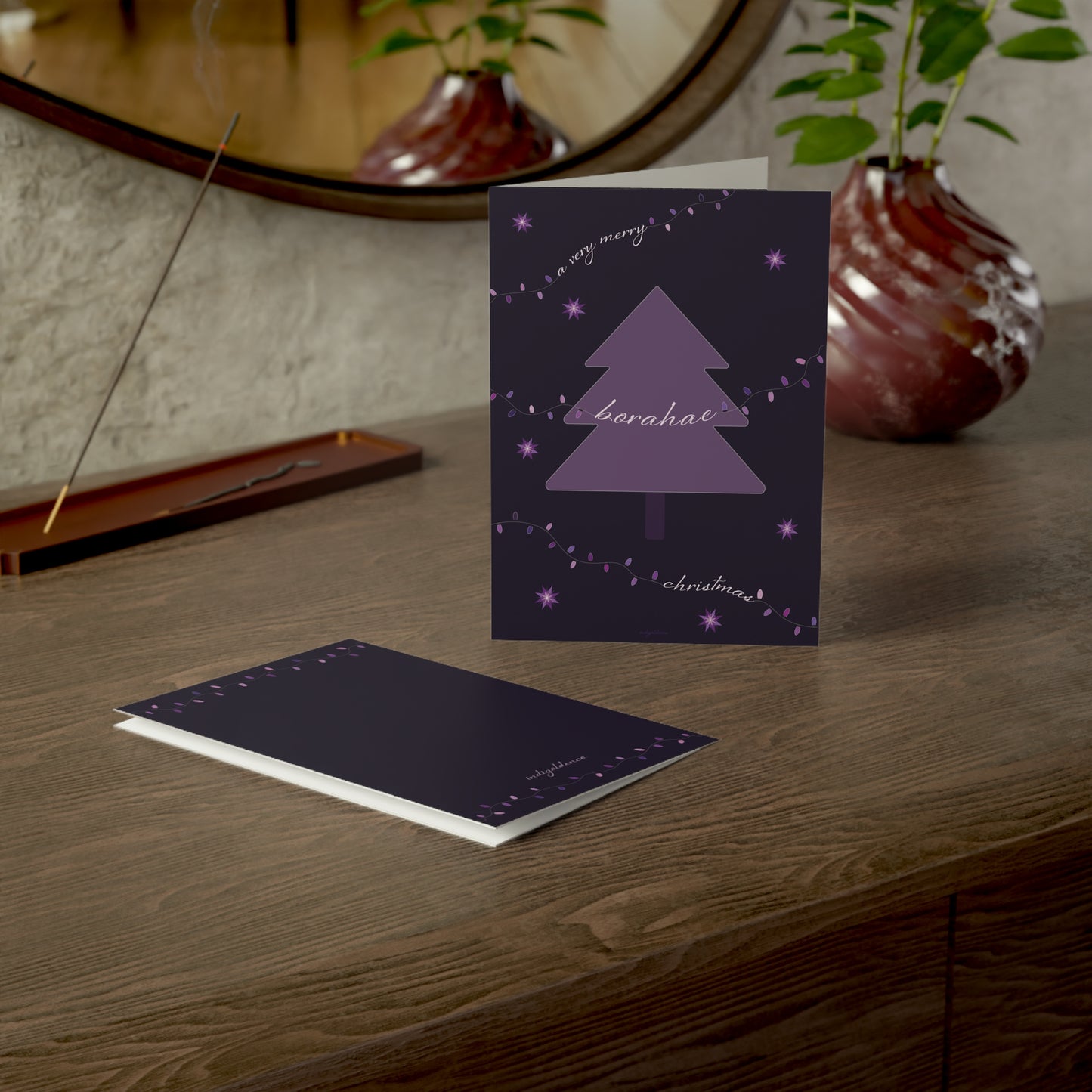 Borahae Christmas Card