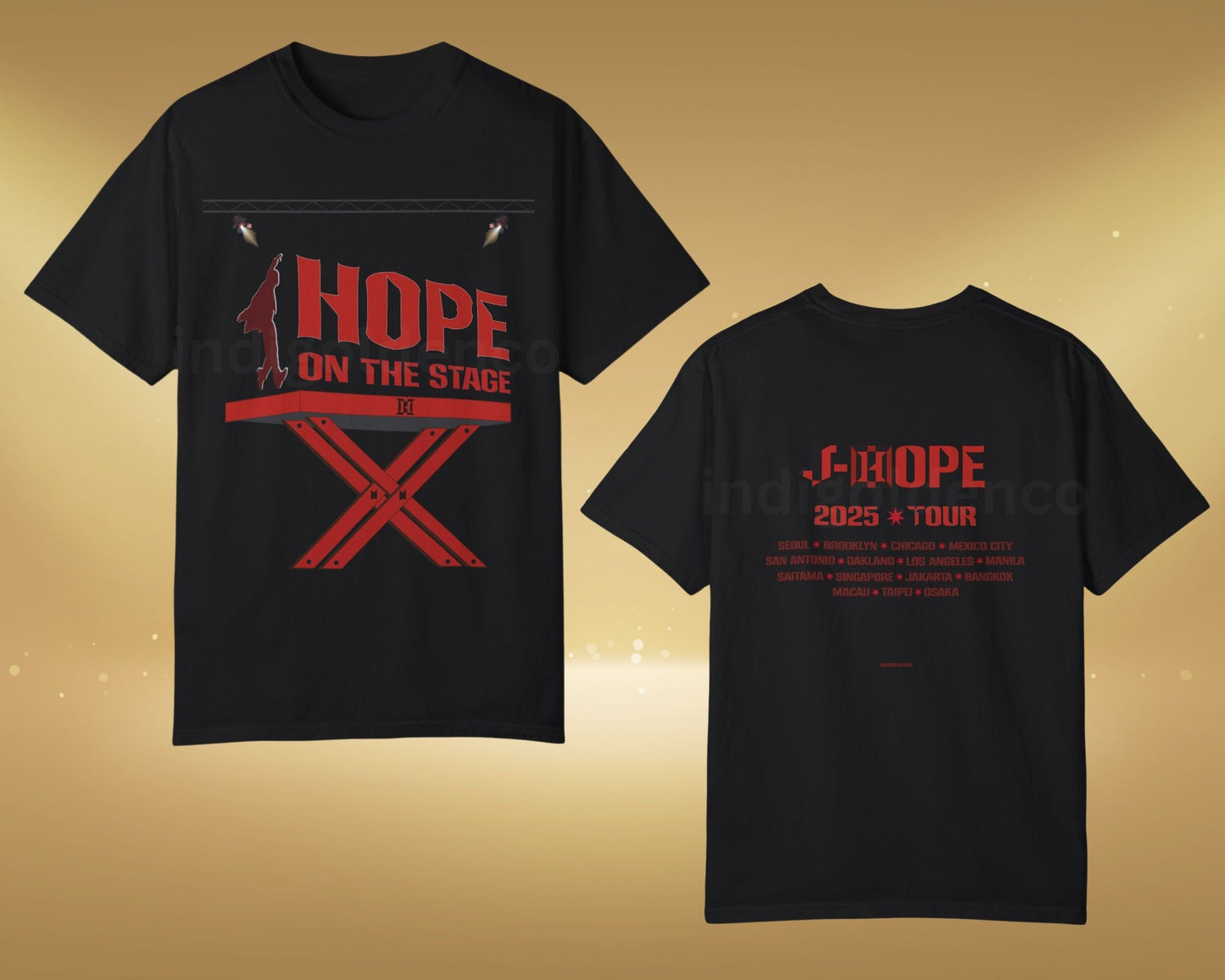 Hope On The Stage Tour Tee (Stage Lift Version)