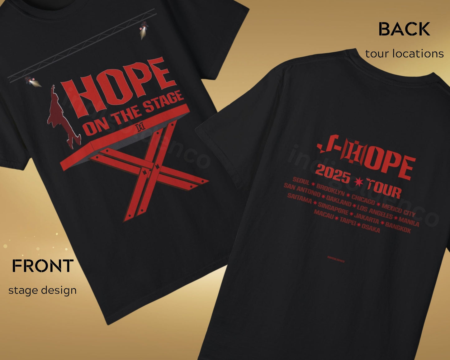 Hope On The Stage Tour Tee (Stage Lift Version)