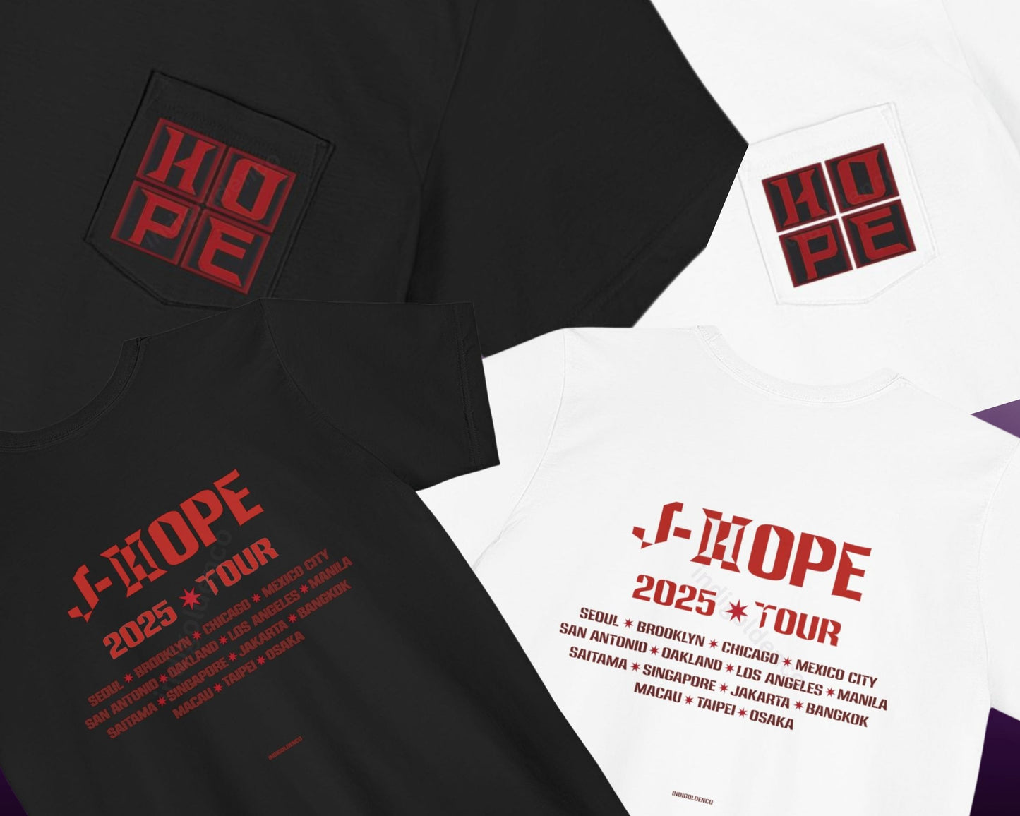 HOPE Tour Pocket Tee