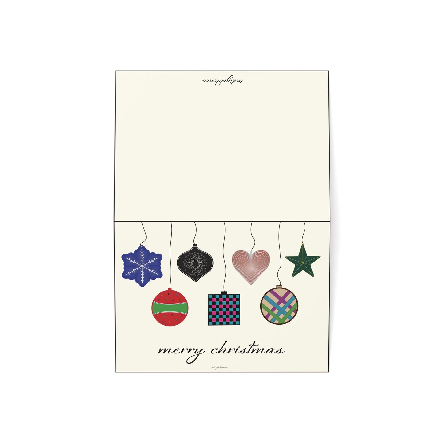 BTS Ornaments Christmas Card