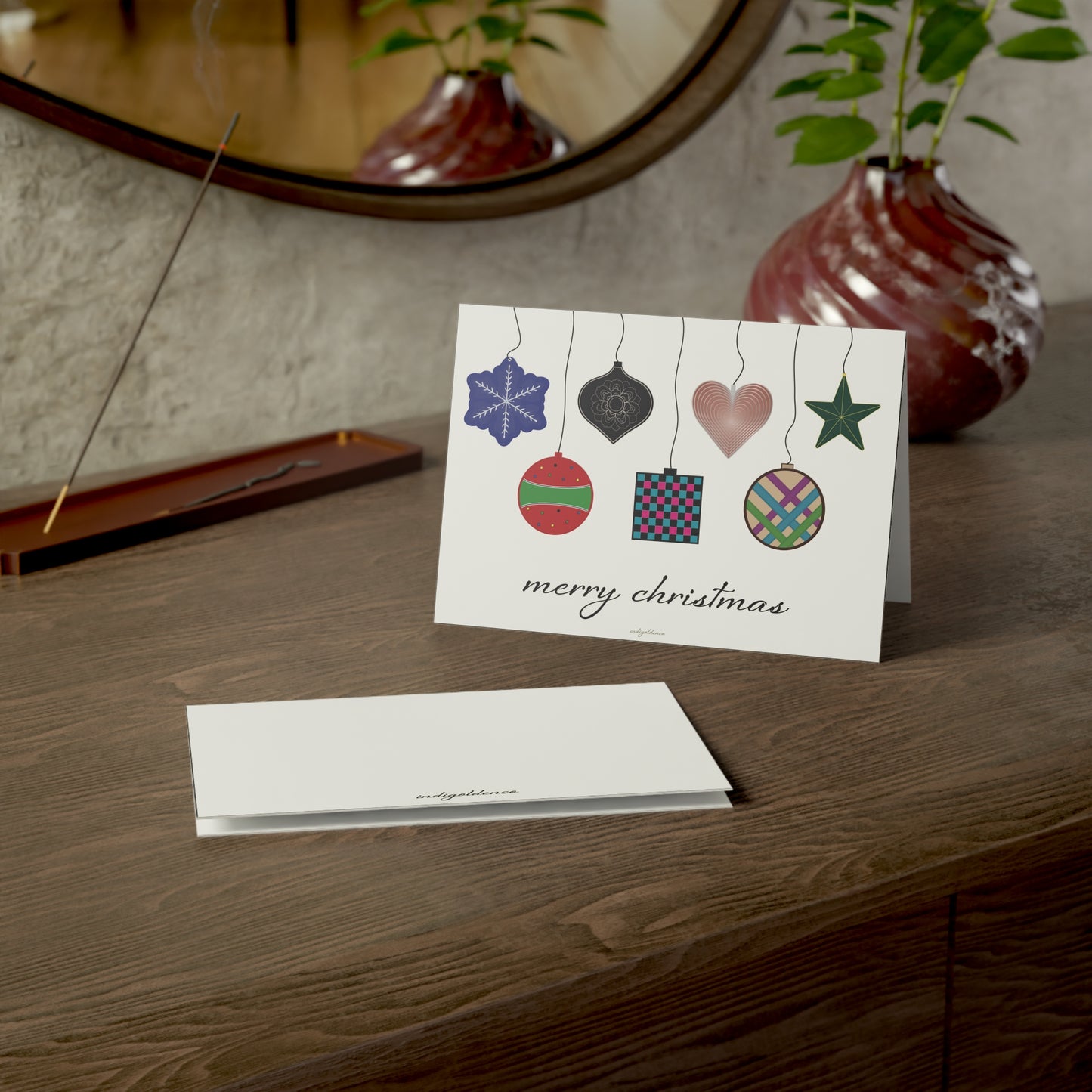 BTS Ornaments Christmas Card